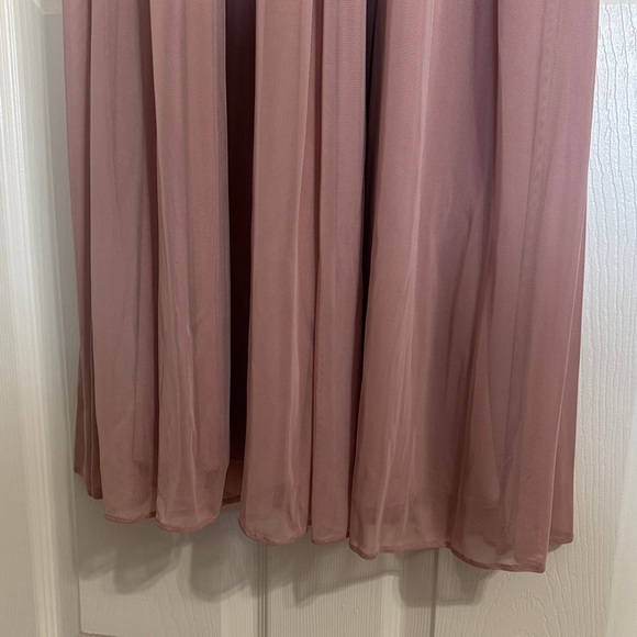 Azazie Tanicia Dusty Rose Bridesmaid Dress – Size 0 – NWT - Picture 5 of 10